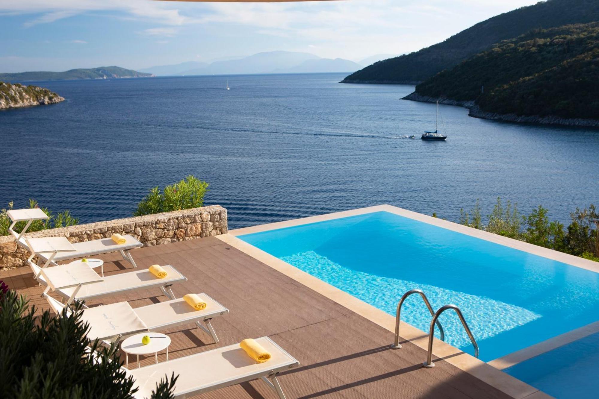 Villa Kalamos - Modern Villa In Sivota Bay With Direct Access To Sea Exterior photo
